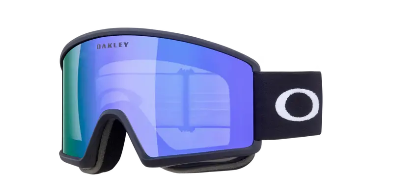 Oakley Target Line L Matte Black Sunglasses With Violet Iridium Lenses 1