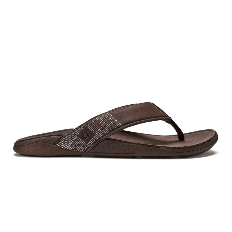 Olukai Tuahine Sandal – Dark Wood Tone 1