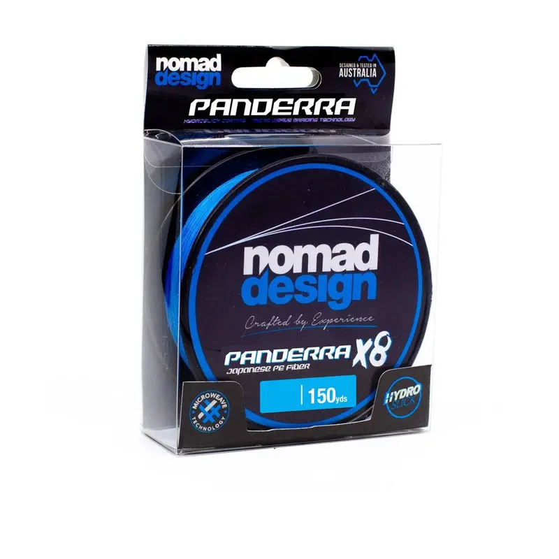 Panderra Cyan Blue 8-Strand Braided Fishing Line – 150 Yards 1