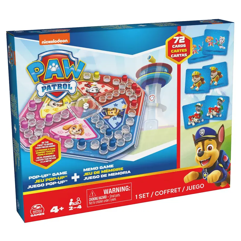 Paw Patrol 2-Pack Memory Matching Game 1