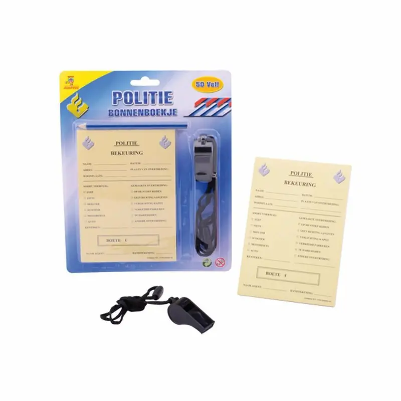 Play Police Citation Booklet – 50 Tear-Off Pages 1