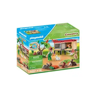 Playmobil Country Rabbit Hutch – 71252 Farm Animal Playset 1