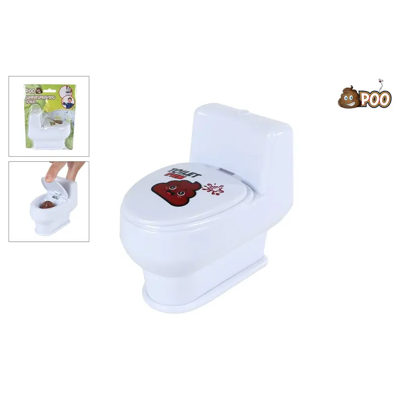 Poo-Themed Toilet Toy With Water-Squirting Feature – 10 Cm 1