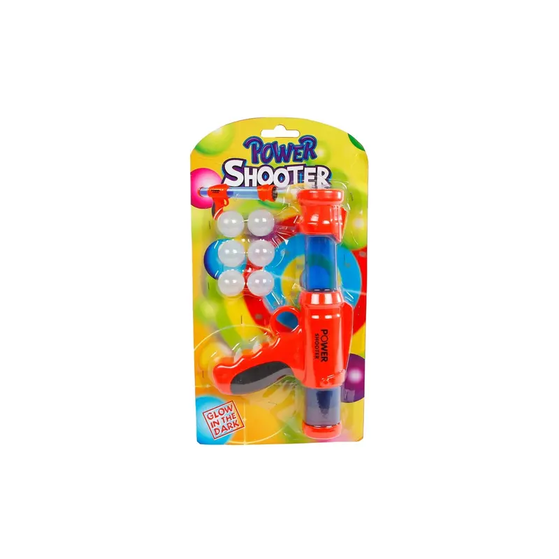 Power Shooter Glow-In-The-Dark Launcher – 6-Ball Rapid-Fire Toy Gun 1