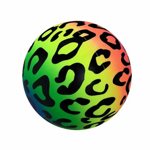 Rainbow Leopard Print Exercise Ball – 20 Cm Diameter 1