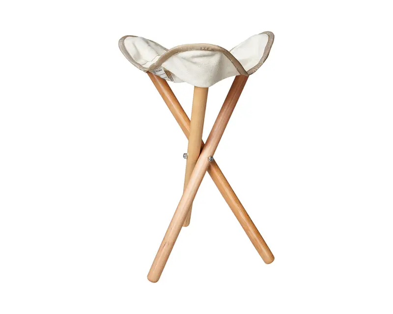 Rebild Neutral-Tone Wooden Tripod Stand 1