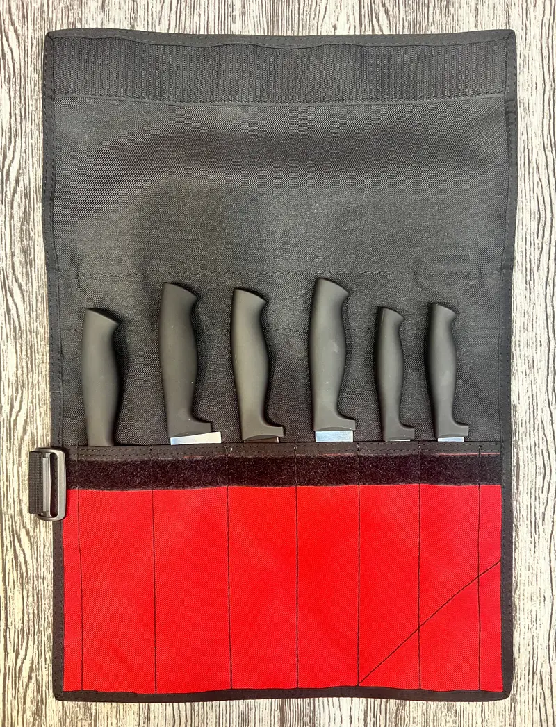 Roll-Up Knife Storage Wrap With Secure Closure 1