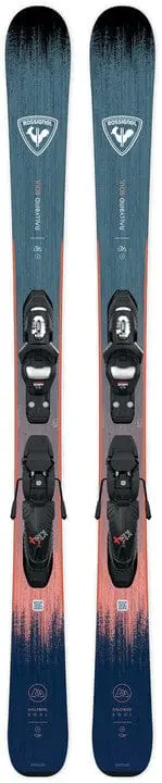 Rossignol Rallybird Jr Skis With Kid4 Bindings 1