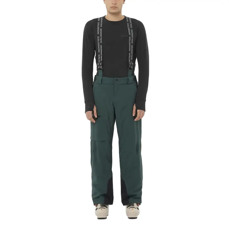 Salomon Brilliant Ski Pant – Green Gables Colorway 1
