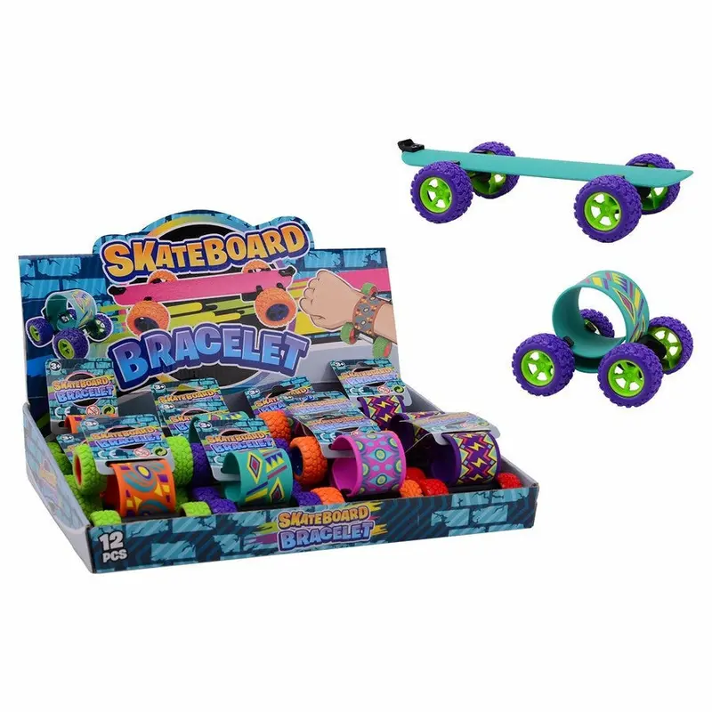 Skateboard-Themed Adjustable Wristband – Model 29639 1