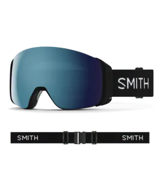 Smith 4D Mag Goggles – Black Frame With Sun Blue Mirror & Storm Blue Sensor Mirror Lenses 1
