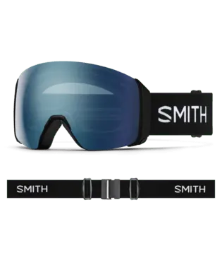 Smith 4D Mag Xl Goggles – Black Frame With Everyday Blue Mirror & Storm Blue Sensor Mirror Lenses 1