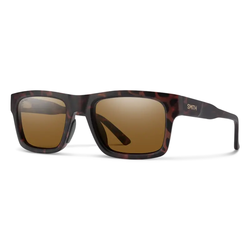 Smith Strand Sunglasses – Matte Tortoise Frame With Chromapop Polarized Brown Lenses 1