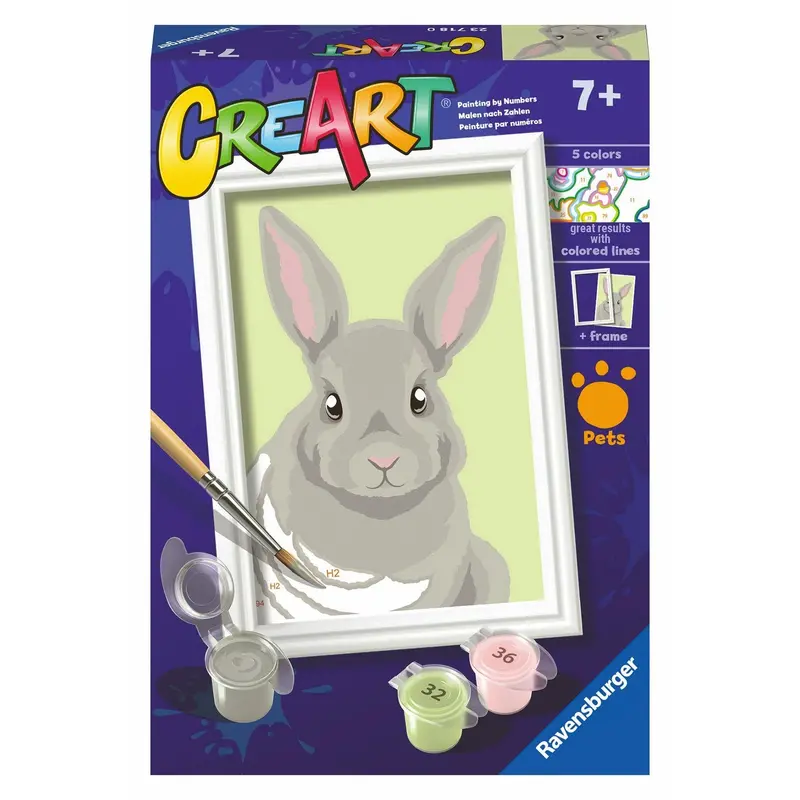 Son Gray Rabbit Plush Animal 1