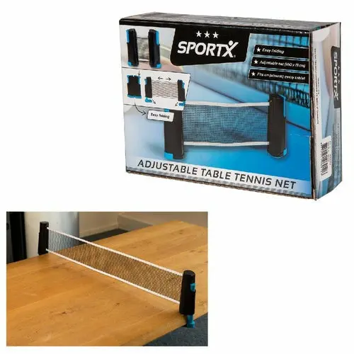 Sportx Retractable Table Tennis Net – Compact Roll-Up Design 1