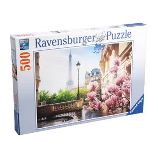 Springtime In Paris – 500-Piece Scenic Cityscape Puzzle 1