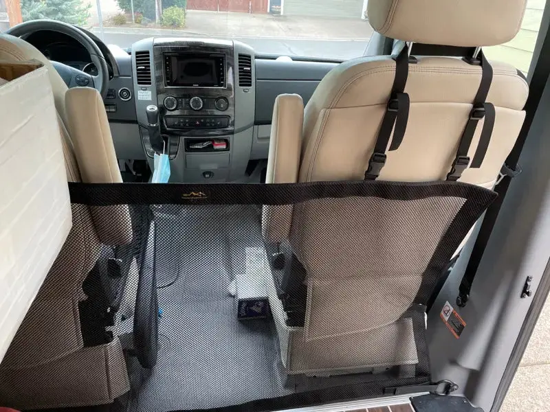 Sprinter Van Mesh Dog Safety Barrier 1