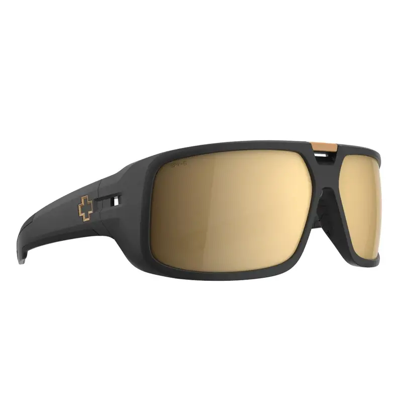 Spy Mainline Ansi Rx Sunglasses – Matte Black Frame With Happy Bronze Gold Mirror Lenses 1