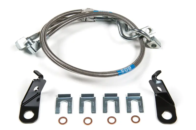 Stainless Steel Front Brake Line Kit – Compatible With 4–8" Lifts, Ford F-250/F-350 Super Duty (2011–2015) 4Wd 1