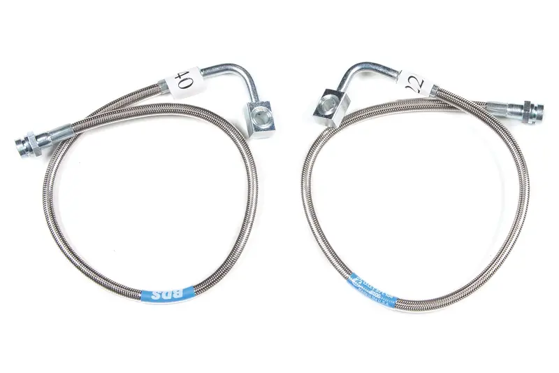 Stainless Steel Front Brake Line Kit – Designed For 4–6.5" Lifts On Jeep Wrangler Jk (2007–2018) 1