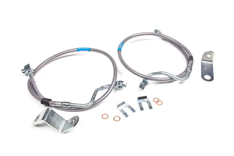 Stainless Steel Front Brake Line Kit For 6–8 Inch Lifted 2005–2007 Ford F-250/F-350 Super Duty 4Wd 1