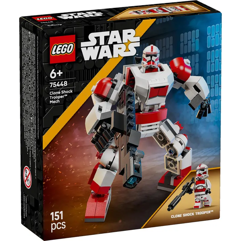 Star Wars Clone Trooper Battle Mech – Lego Set With Shock Trooper Minifigures (75448) 1
