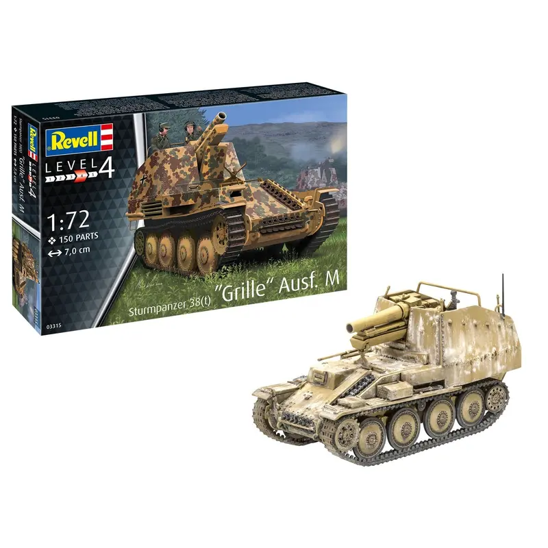 Sturmpanzer 38(T) Grille Ausf. M Military Model – 1:72 Scale 1