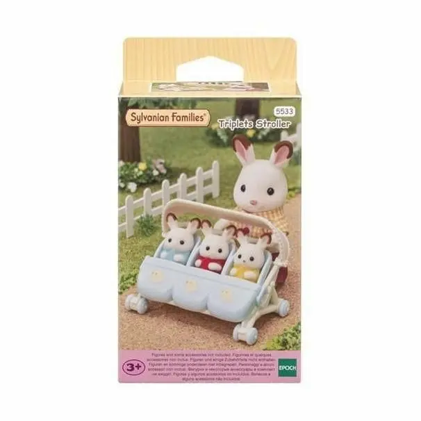 Sylvanian Families Three-Wheeled Stroller – Model 5533 1