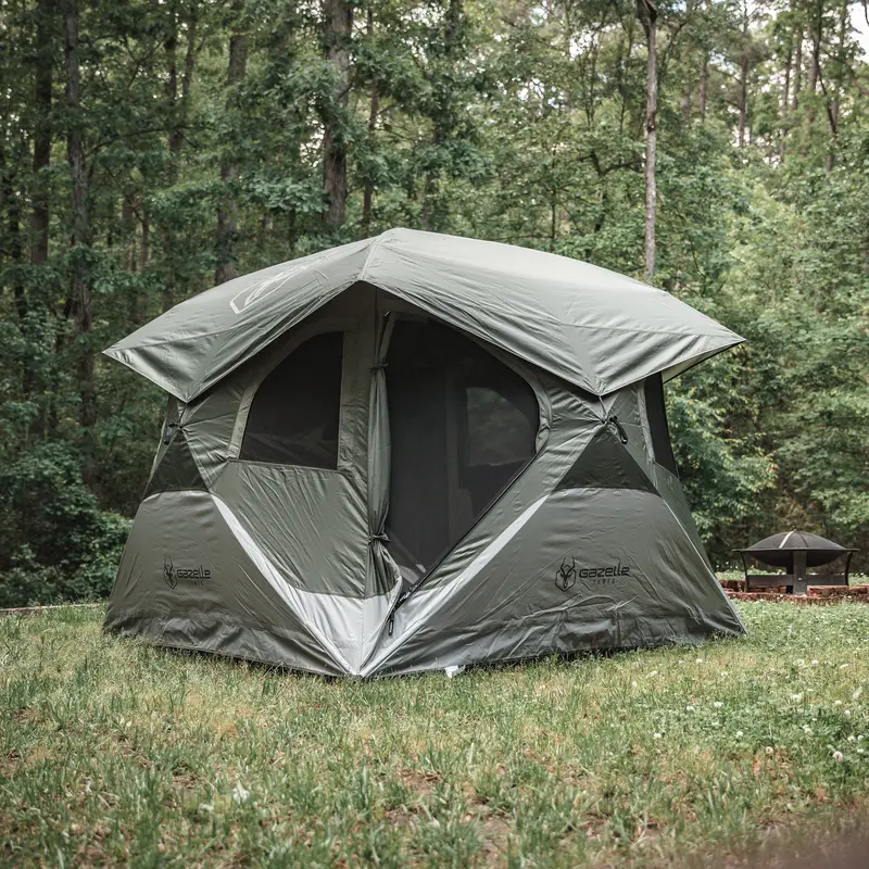 T4 Alpine Green Hub Tent 1