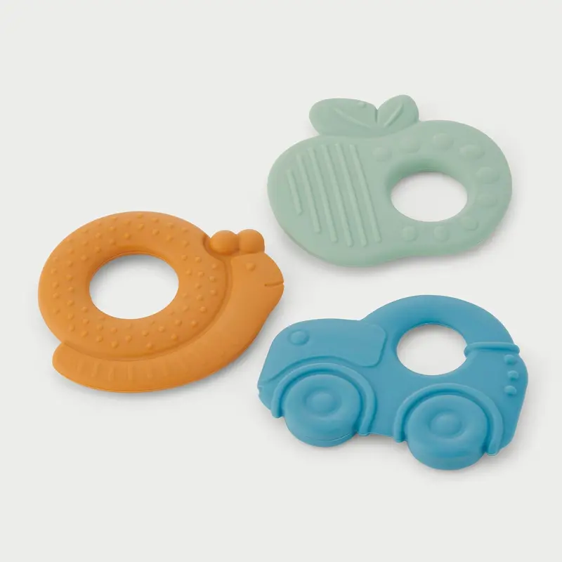 Tickit Silisoft Sensory Chew Toys – Neutral Colors (Pack Of 3) 1