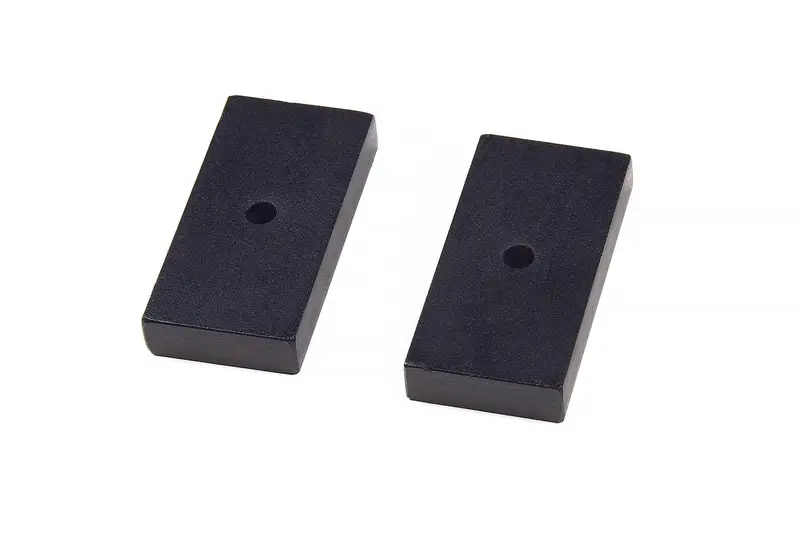 Universal 1-Inch Steel Rear Lift Blocks – 2.5-Inch Width For Enhanced Axle Clearance 1