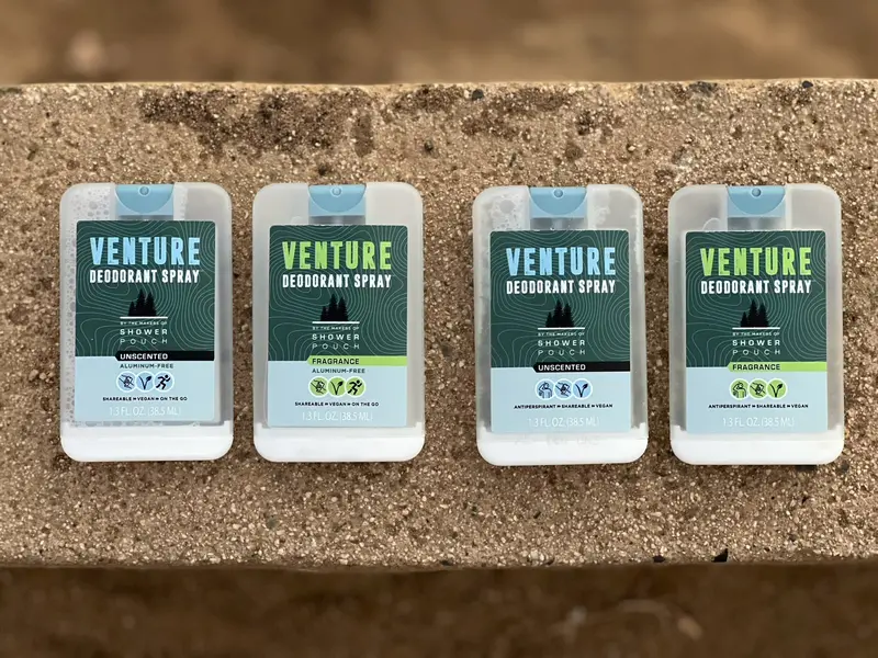 Venture Deodorant Spray – 5-Count Refreshment Pack 1