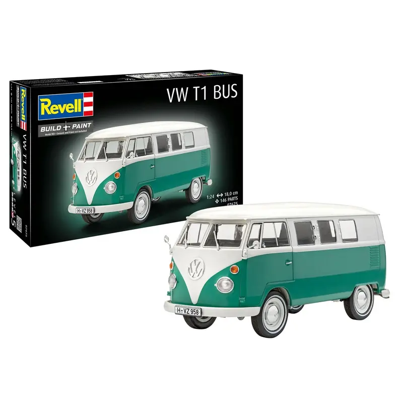 Vintage Vw Type 1 Bus Model Kit – T1 Classic Replica 1