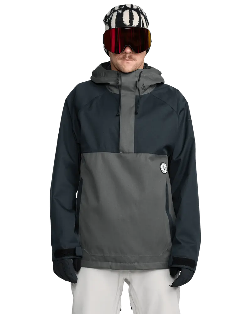 Volcom Hossego 20K Pull-Over Jacket – Black 1